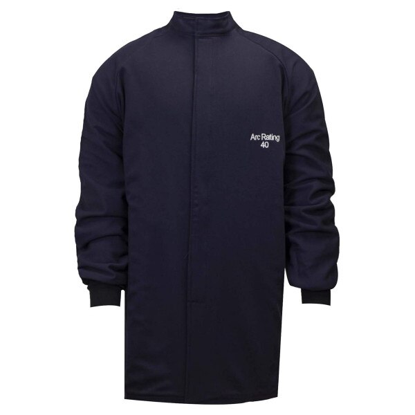 Enespro ArcGuard 40 Cal Arc Flash Long Coat in Navy
